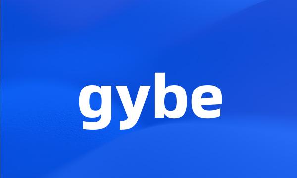 gybe