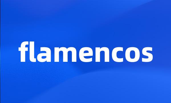 flamencos