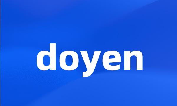 doyen