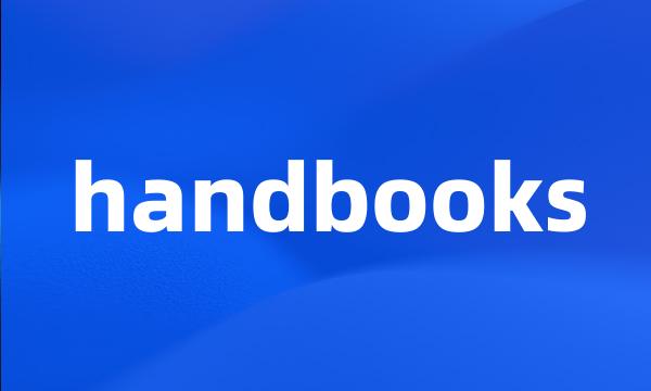 handbooks