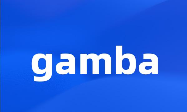 gamba