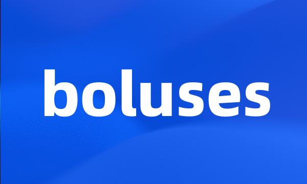 boluses