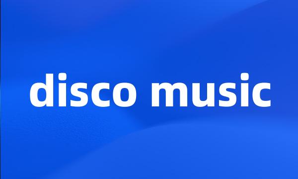 disco music