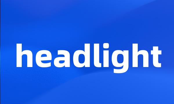 headlight