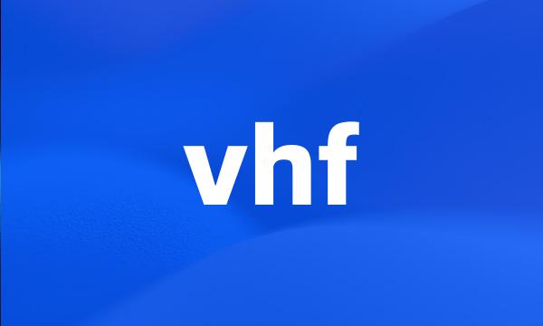 vhf