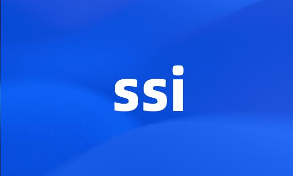 ssi