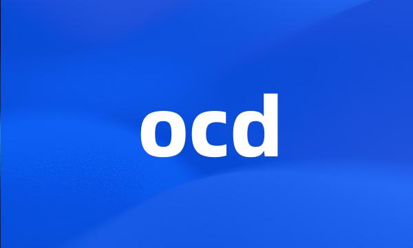 ocd