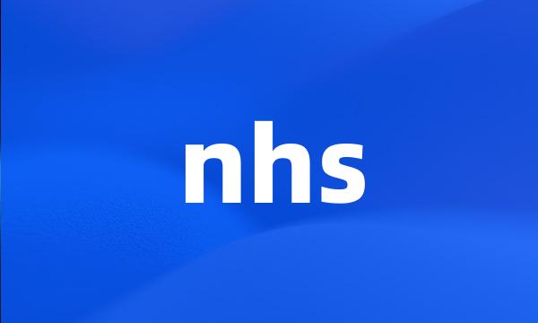 nhs