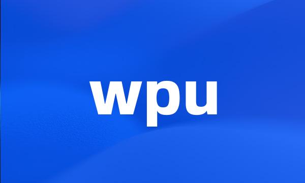 wpu