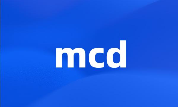 mcd