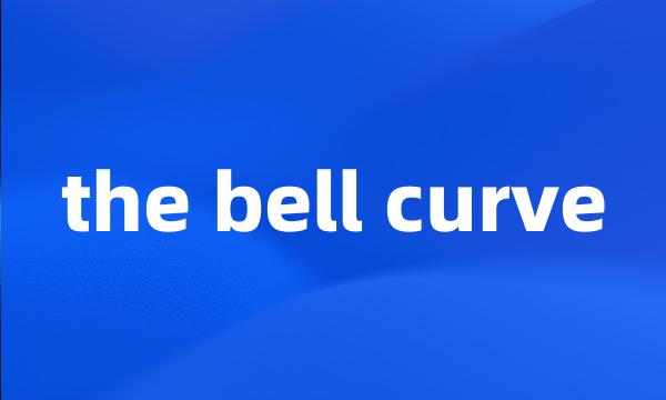 the bell curve