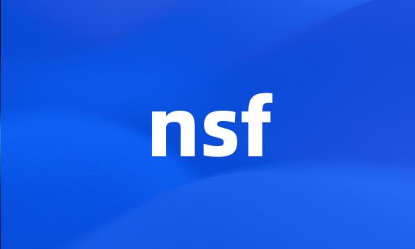 nsf