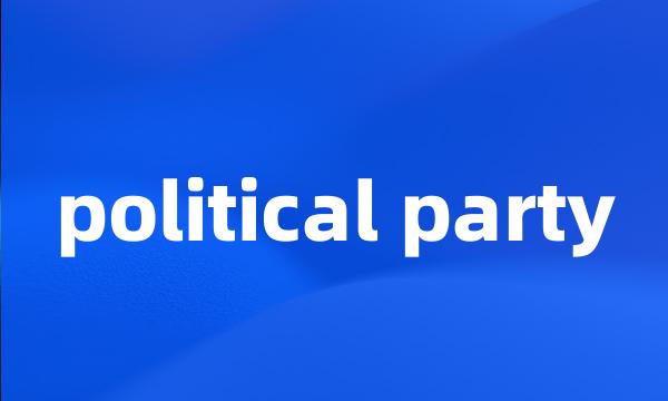 political party