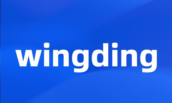 wingding