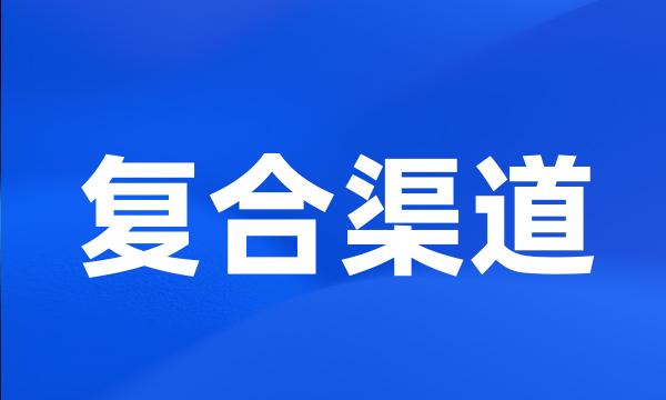 复合渠道