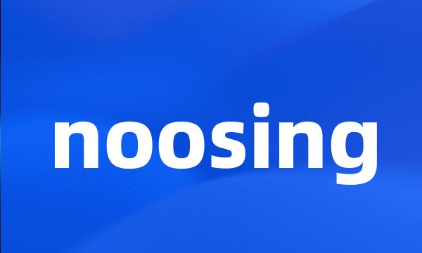 noosing