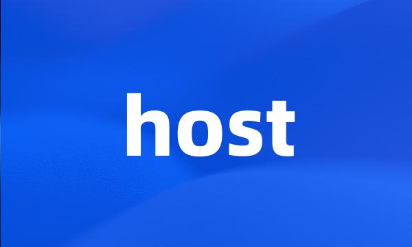 host