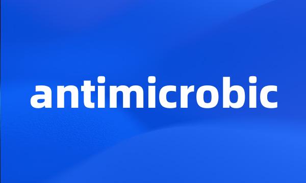 antimicrobic