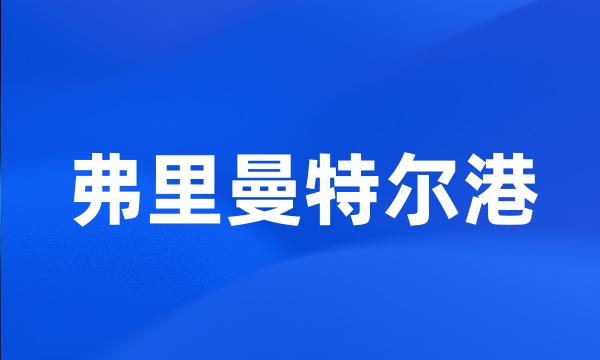 弗里曼特尔港