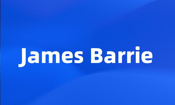 James Barrie