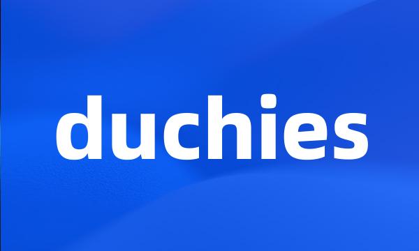 duchies