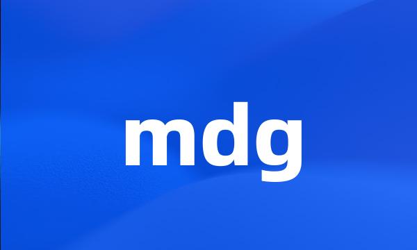 mdg