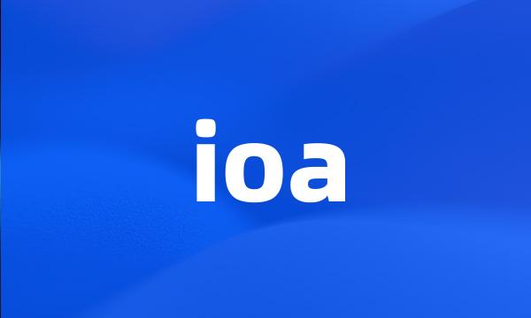 ioa