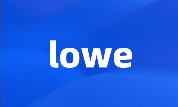 lowe