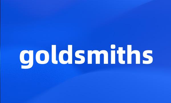 goldsmiths