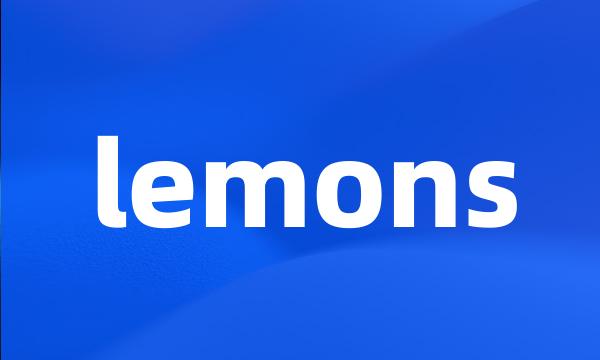 lemons