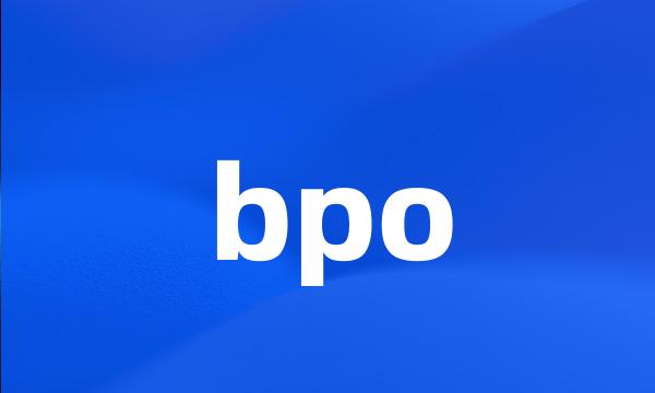 bpo