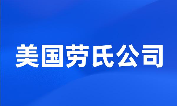 美国劳氏公司