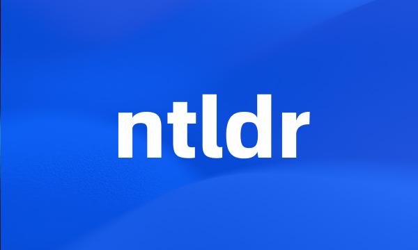 ntldr