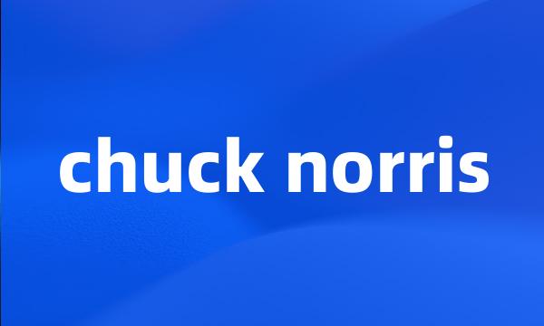 chuck norris