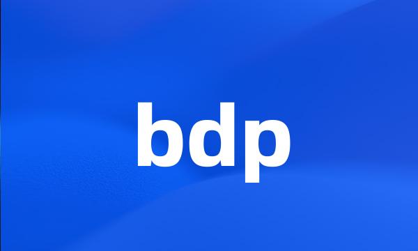 bdp