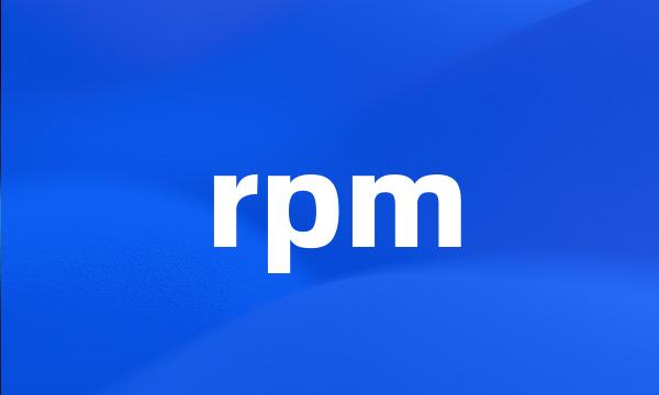 rpm