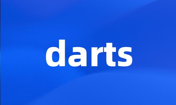 darts