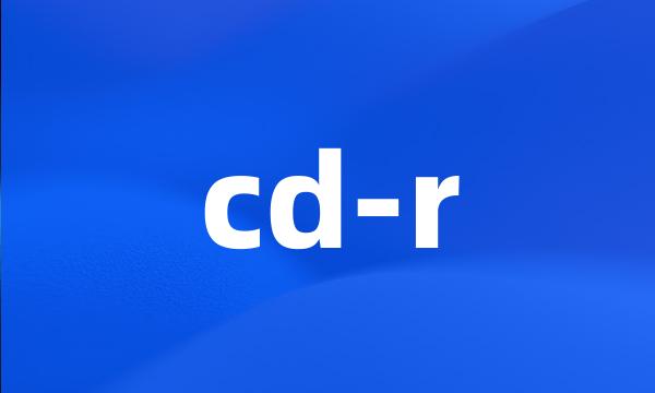 cd-r