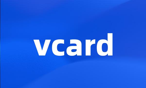 vcard