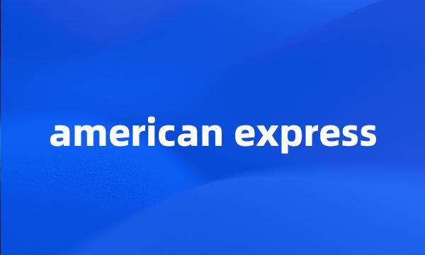 american express