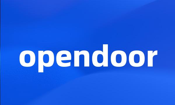 opendoor