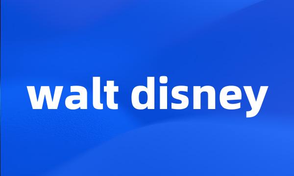 walt disney