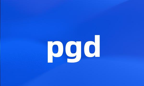 pgd