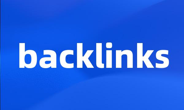 backlinks