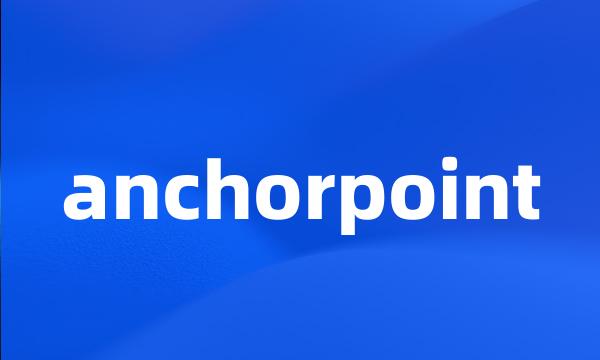 anchorpoint