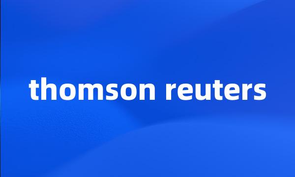 thomson reuters