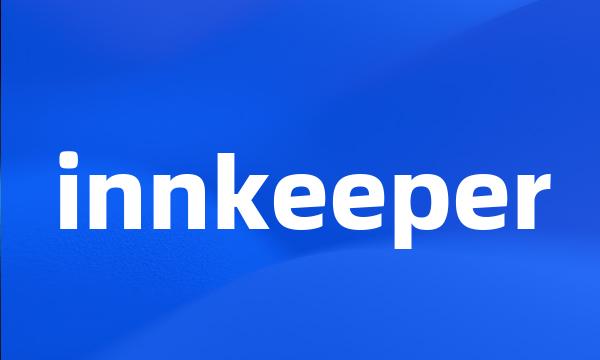 innkeeper