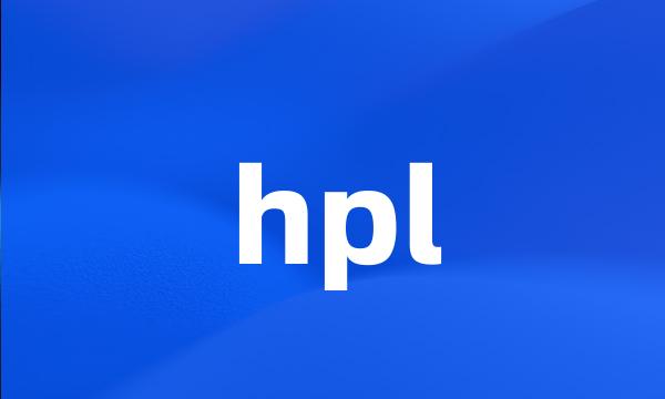 hpl