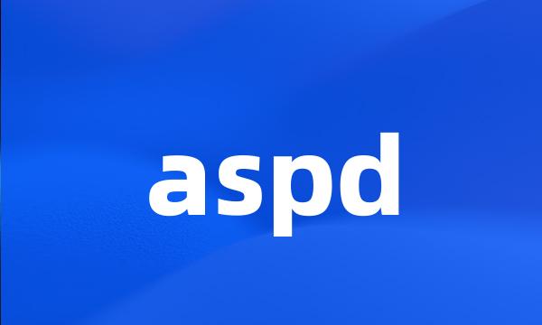 aspd