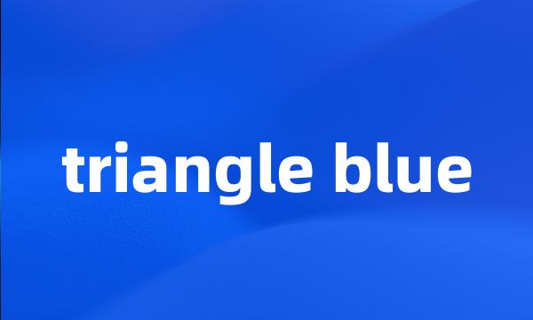 triangle blue